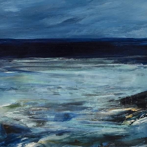 - Oil on Board, Painting by Maggie Cochran, measuring 20 x 20 cm (H x W) framed at 34 x 34 cm £295